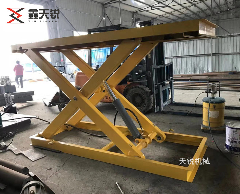 金华单剪叉固定式液压升降机